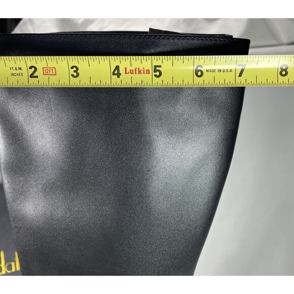 Modatope Knee High Boots Women Size 9.5 Black Faux Leather Pointed Toe NEW - Picture 16 of 16